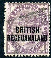 Bechuanaland1891 1p Lil Ver SG33 Used Fair - SC33 - 1885-1964 Protectorat Du Bechuanaland