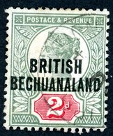 Bechuanaland1891 2p Grn & Car SG62 Used Fair - SC34 - 1885-1964 Bechuanaland Protectorate