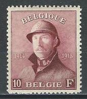 Belgien Mi 158 * MH - 1919-1920 Roi Casqué