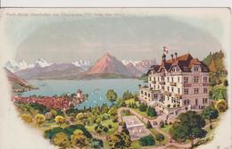 BE78  ~~  OBERHOFEN  ~  PARK HOTEL  ~  1917 - Oberhofen Am Thunersee