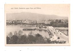 Zürich -Quaibrücke Gegen Enge Und Ütliberg-(C.9967) - Enge