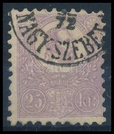 O 1871 Kőnyomat 25kr VIII. Típus 'NAGY-SZEBEN' Ibolya, Szép Minőségben (45.000) - Otros & Sin Clasificación