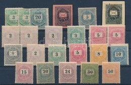 ** * 1881-1899 Kis Krajcáros Tétel, Benne 2 Db Próbanyomat (?) - Otros & Sin Clasificación