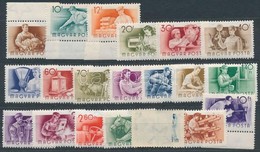 ** 1955 Munka Sor, A 2Ft-on Festékfolt, A 4Ft Részleges Gépszínátnyomattal - Autres & Non Classés