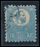 O 1871 Kőnyomat 10kr  (a Bélyeg Felső Részén Szakadás / Tear Above) - Otros & Sin Clasificación