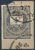 1888 Sztereo 1kr Vágott! Bélyeg Kivágáson - Altri & Non Classificati