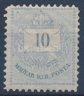 * 1874 10kr ,,B' 11 1/2 Fogazás (18.000) érdekes Szín! - Autres & Non Classés