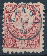 O 1871 Réznyomat 5kr Kék ,,ZENGG' (Gudlin 600 Pont) - Autres & Non Classés