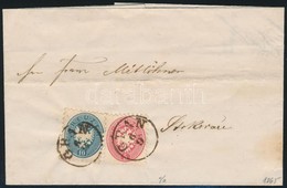 1865 5 Kr + 10 Kr Levélen ,,GRAN' - Andere & Zonder Classificatie