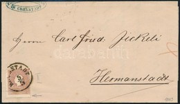 1868 Erősen Elfogazott 10kr II Levélen ,,KRONSTADT' ,,HERMANNSTADT' - Otros & Sin Clasificación