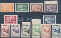 ** * 1927 Repülő I. Vágott Sor (75.000) (32f, 72f, 1P Postatiszta / Mint Never Hinged) - Other & Unclassified