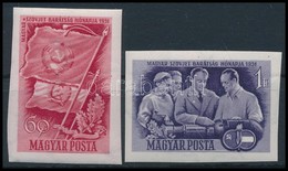 * 1951 Magyar-szovjet Barátság Vágott Sor (9.000) - Altri & Non Classificati