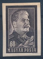 ** 1953 Sztálin -gyász Vágott Bélyeg (6.000) - Autres & Non Classés