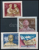 O 1959 Szovjet Bélyegkiállítás  Vágott  Sor (5.000) - Otros & Sin Clasificación