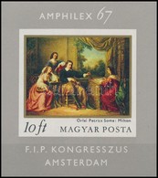 ** 1967 Festmény (II.) - Amphilex Vágott Blokk (4.000) - Sonstige & Ohne Zuordnung