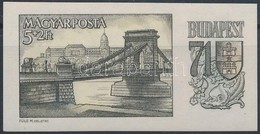 ** 1969 Budapest Vágott Bélyeg (2.000) - Autres & Non Classés