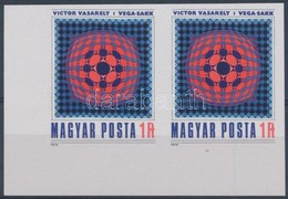** 1979 Vasarely Vágott ívsarki Pár (6.000) - Otros & Sin Clasificación