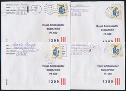 1995-1997 140 Db Bács-Kiskun Megyei Címeres Levél, Saját Megyei Településekről - Other & Unclassified