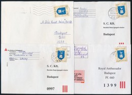 1995-1997 150 Db Vas Megyei Címeres Levél, Saját Megyei Településekről - Autres & Non Classés