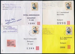 1995-1997 150 Db B.A.Z. Megyei Címeres Levél, Saját Megyei Településekről - Other & Unclassified