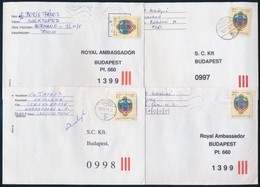 1995-1997 150 Db Tolna Megyei Címeres Levél, Saját Megyei Településekről - Autres & Non Classés