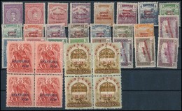 ** * 1916-1938 Koronázás, Margitsziget, Magyar Tanácsköztársaság 1-1 Sor, Hazatérés 4-es Tömbökben, Stecklapon - Sonstige & Ohne Zuordnung