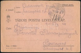 1915-1918 3 Db I. Világháborús Tábori Posta Levelezőlap TP 14, 77, 425 - Otros & Sin Clasificación