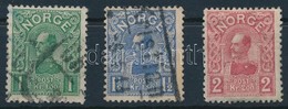 * O Norvégia 1909 Mi 72-74(** Mi EUR 610,-) - Andere & Zonder Classificatie