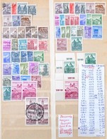 ** O Ausztria Modern Forgalmi Bélyegek Sok Postatisztával, üres Mezősökkel, érdekes, Ritkán Látható Anyag / Austria Mode - Autres & Non Classés