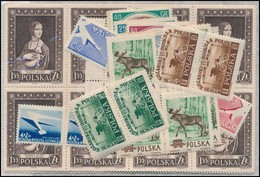 ** Lengyelország 1947-1956 Kb. 80 Db Postatiszta Bélyeg ömlesztve (min. Mi EUR 110,-) - Other & Unclassified