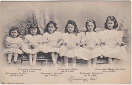 Luxembourg Sas  Princesses Gilda  Marie Adelaide  Charlotte Sophie Elisabeth Antonia - Grand-Ducal Family