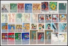 ** Liechtenstein 1966-1991 10 Db Sor, 2 Db önálló Kiadvány, 2 Db Sor FDC-n - Otros & Sin Clasificación