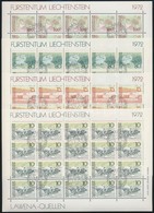 O Liechtenstein 20-as ívek Mi 573-577, 584-586, 596-599 (Mi EUR 170,-) - Autres & Non Classés
