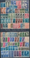 O Románia 1906-1946 165 Db Bélyeg (szín- és Papírváltozatok, Elfogazások, Gépszínátnyomat) 3 Stecklapon - Autres & Non Classés