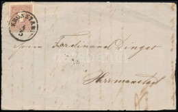 1858 10kr II Levél Előlapon - Sonstige & Ohne Zuordnung