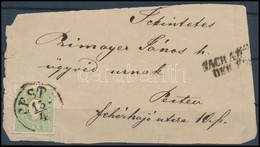 1858 3kr Zöld  Levél Előlapon - Sonstige & Ohne Zuordnung