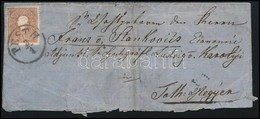 ~1859 10kr - Festékfoltos Szem és Arc - Levélen 'PESTH' - Tóth Megyer - Other & Unclassified