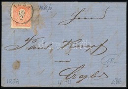 1860 5kr II Levélen 'IRSA' - Cegléd - Autres & Non Classés