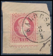 1867 Képbe Fogazott 5kr 'KALOCSA' - Other & Unclassified