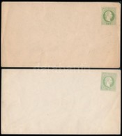 1867 2 Db Használatlan 3kr Díjjegyes Boríték - Andere & Zonder Classificatie