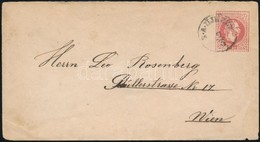 ~1869 5kr Díjjegyes Boríték ,,S.A.ÚJHELY' - Wien - Otros & Sin Clasificación