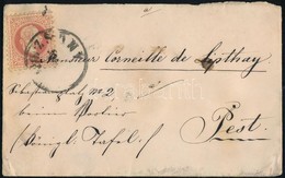 1870 5kr Levélen 'POZSONY' - Pest - Other & Unclassified