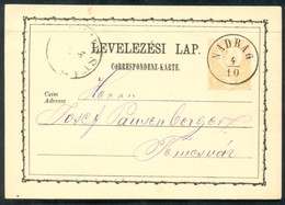 1871 Díjjegyes Levelezőlap / PS-card 'NADRAG' - 'TEMESVÁR' - Other & Unclassified