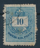 O 1874 10kr, Három Saroknál Kontár Vésésjavítás (ex Lovász) (foghibák) - Autres & Non Classés