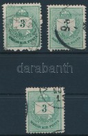 O 1881 3 Db 3kr 13-as Fogazással - Other & Unclassified