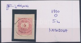 1881 5kr Vésésjavítással 'NEMSOVA' - Altri & Non Classificati