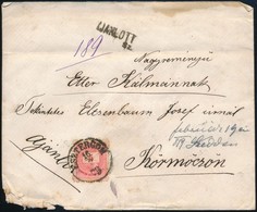 1879 5kr és 10kr Ajánlott Levélen 'ESZTERGOM' - Autres & Non Classés