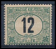 ** 1905 Zöld Portó 'B' 12f Számvízjellel 'C' állás - Altri & Non Classificati