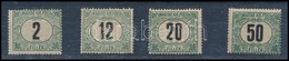 * 1905 Zöld Portó 'B' Sor 4 értéke 2. Vízjelállás - Sonstige & Ohne Zuordnung