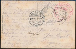 1914 Tábori Képeslap Hadihajó Postával 'S.M.S. MARS' - Other & Unclassified